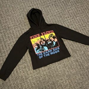 Pink Floyd Black Logo Pullover Hoodie